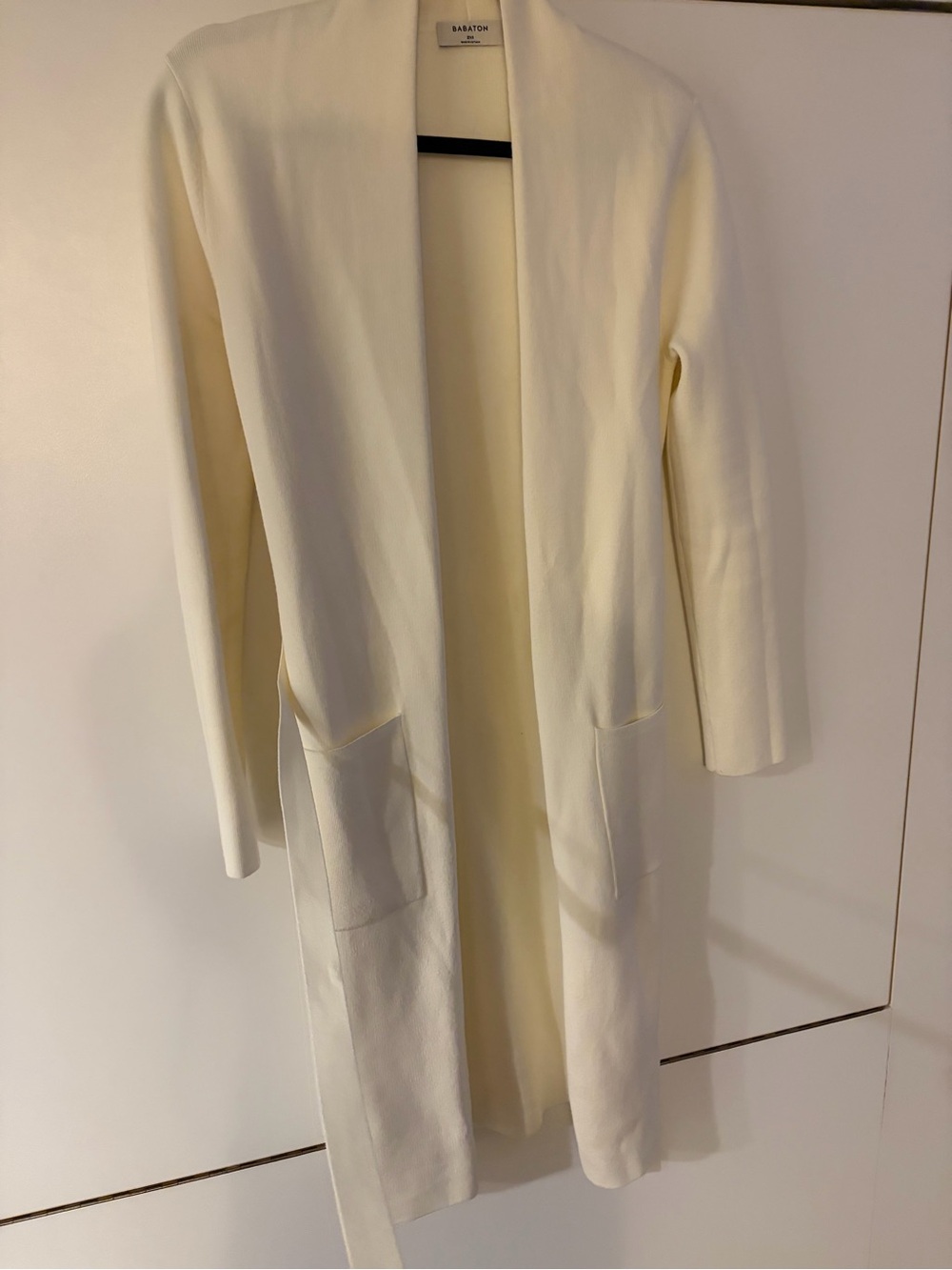 Babaton Ivory Long Knit Robe - Picture 5 of 7